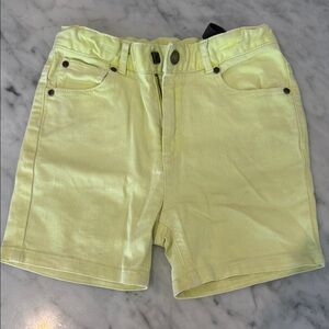 Stella McCartney Kids Lemon Yellow Shorts